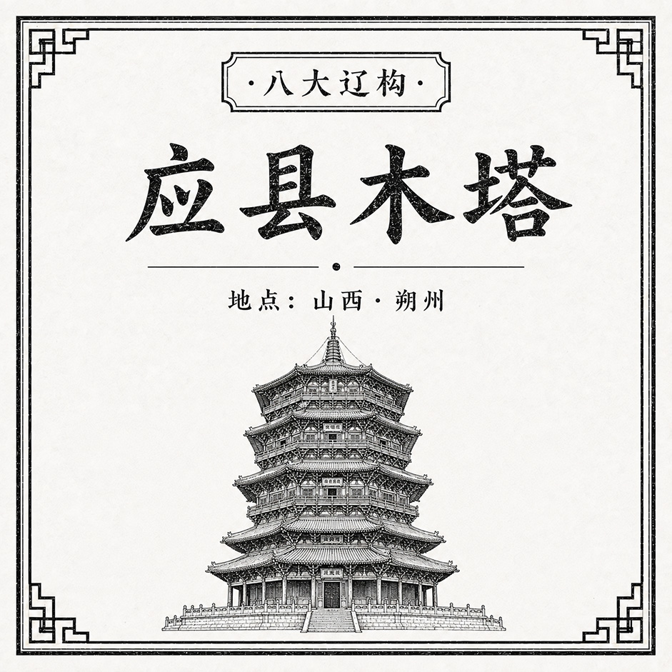 佛宫寺释迦塔（应县木塔）印章
