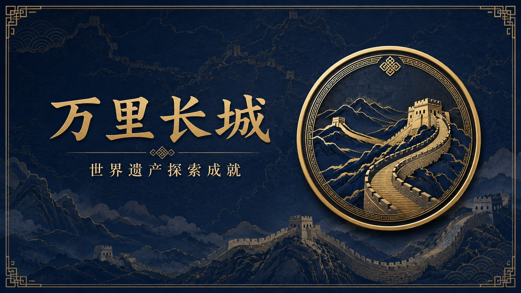 万里长城主题配图